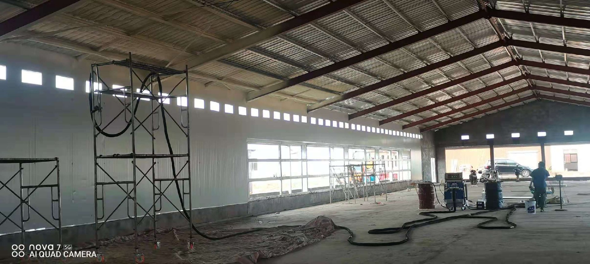 聚氨酯噴涂彩鋼房保溫